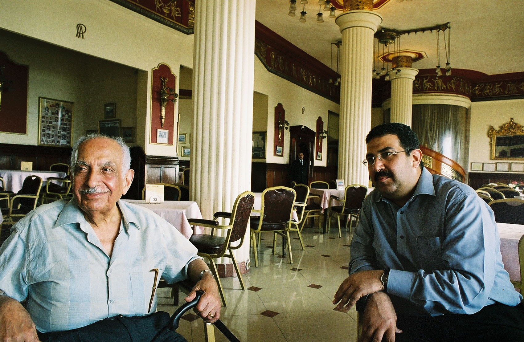 Ahmed and his son Yacoub