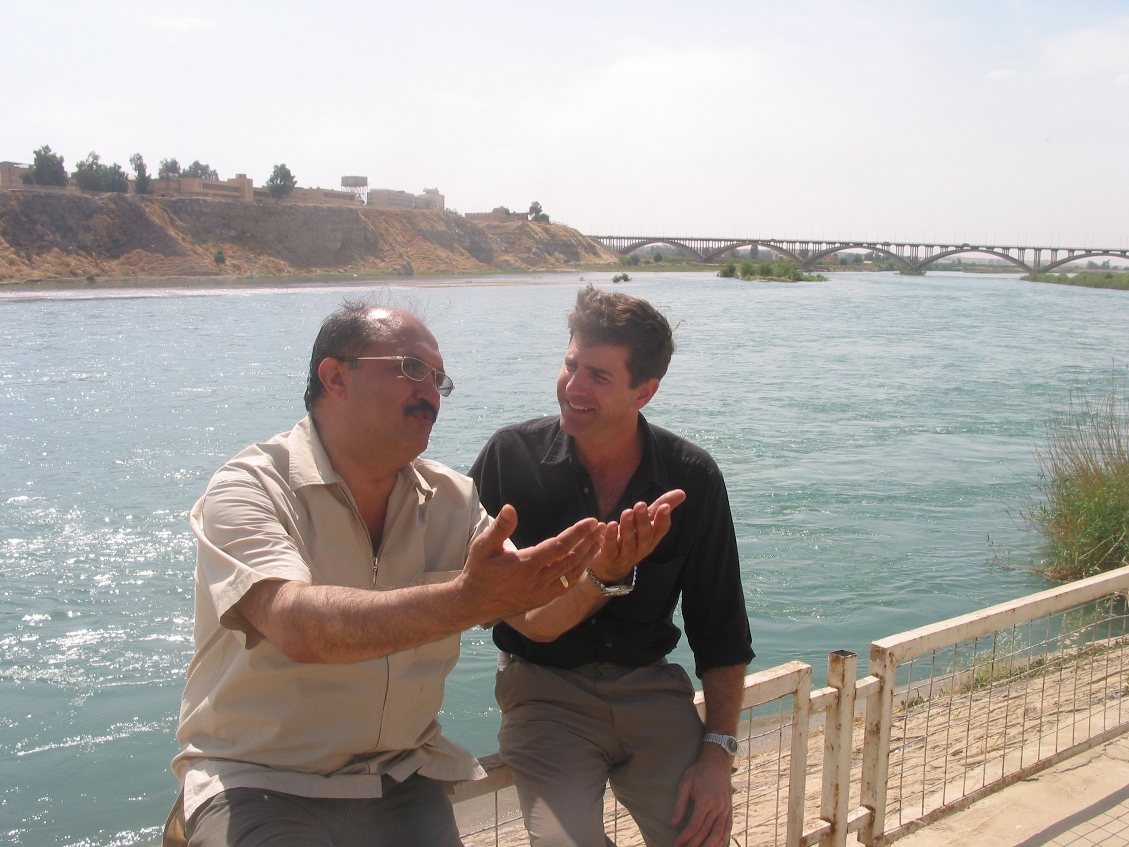 Mashaan Al Jaburi with the author.