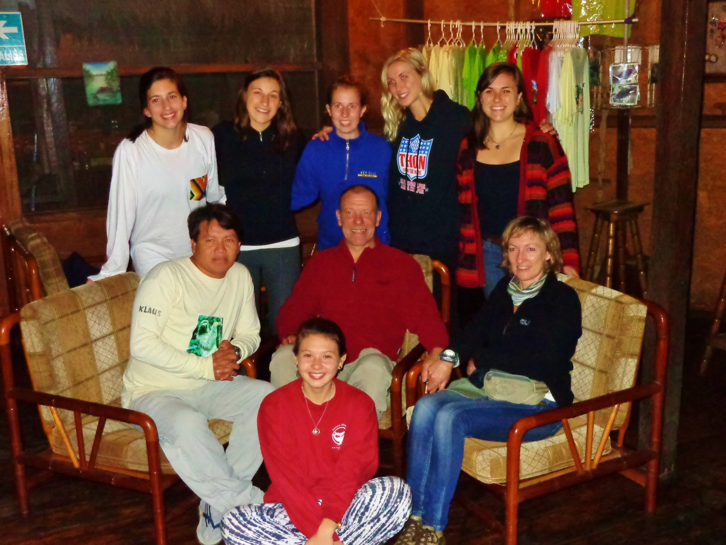 Our hiking group consisted of Claus, our tour guide; Bie and Peter, a Belgian couple; and my friends, Carla, Christina, Mindee, Sheridan and Sam.