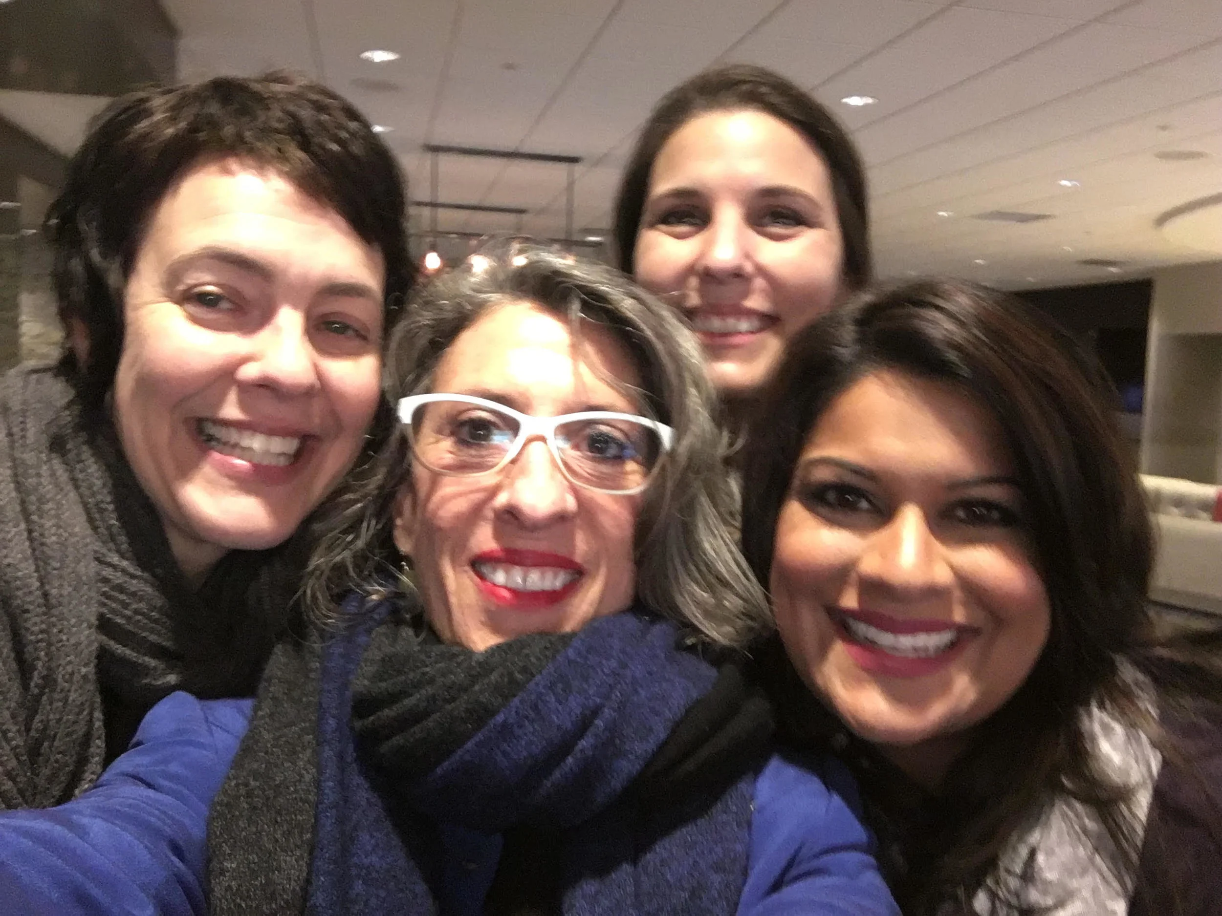 Celia Siegel, Debbie Irwin, Joey Schaljo, Nazia Chaudhry