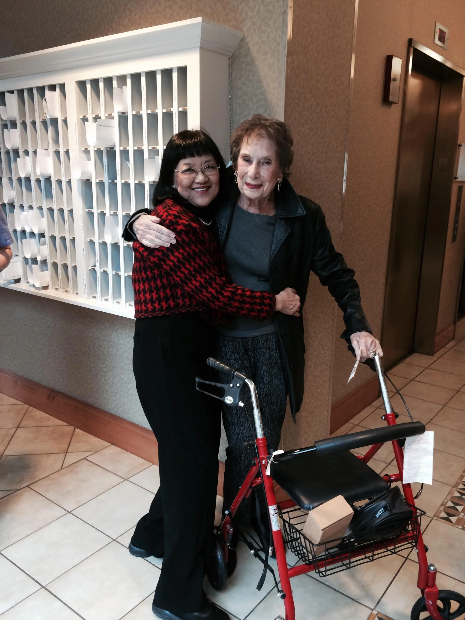 Mom and Pornphan Snyder (the waitress)