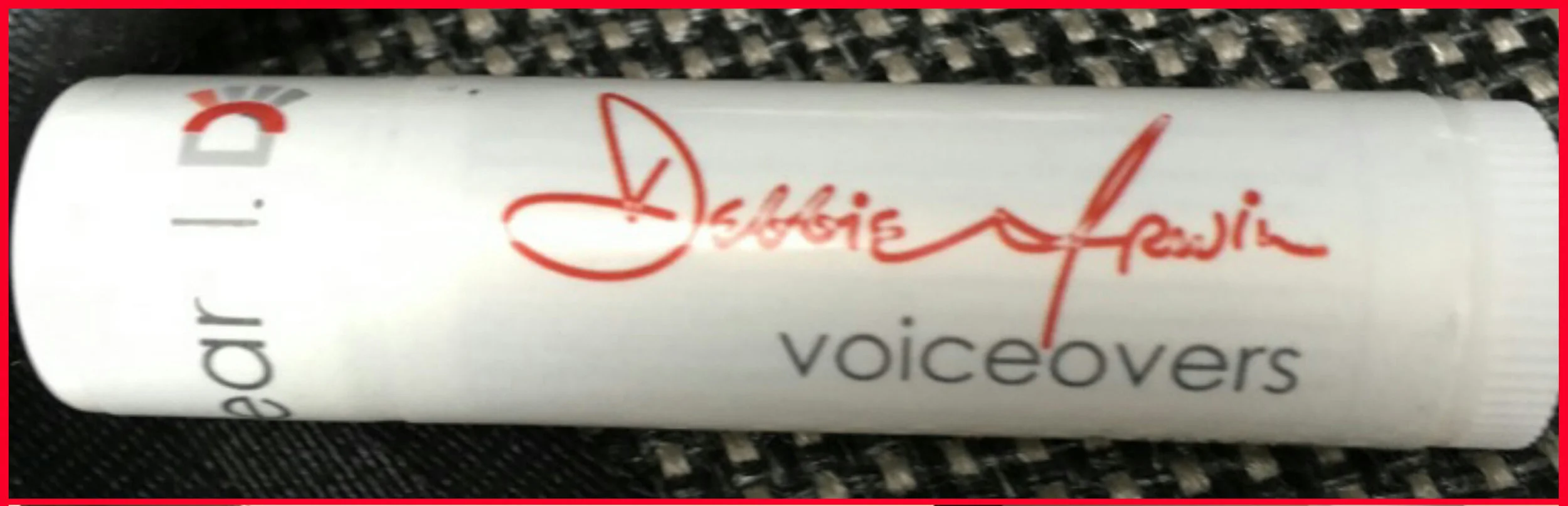 This is a photo of one of my chapsticks.