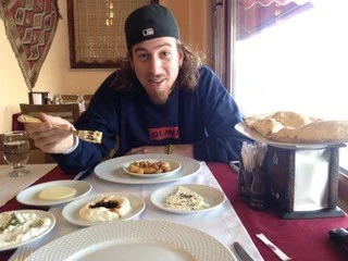 Josh traveled to Turkey with me.