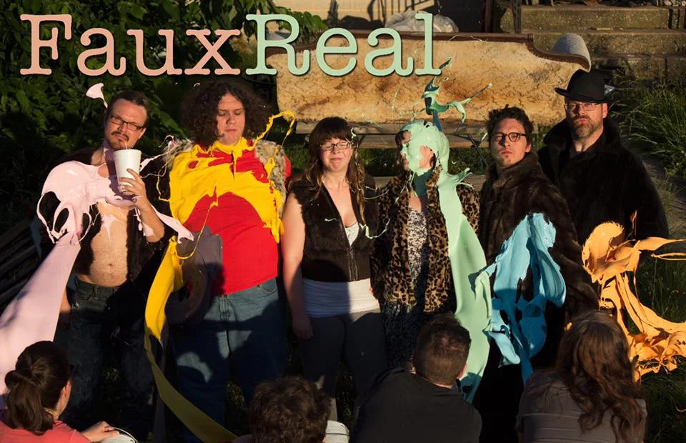 House team Faux Real takes the stage to perform the classic long-form improvisational format The Harold!