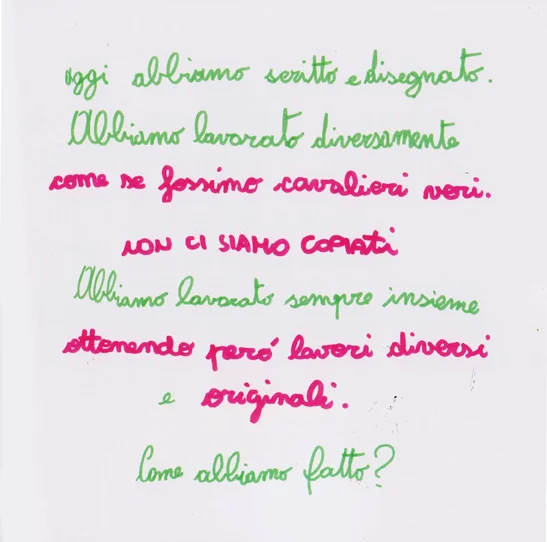 come quando trasformiamo le cose