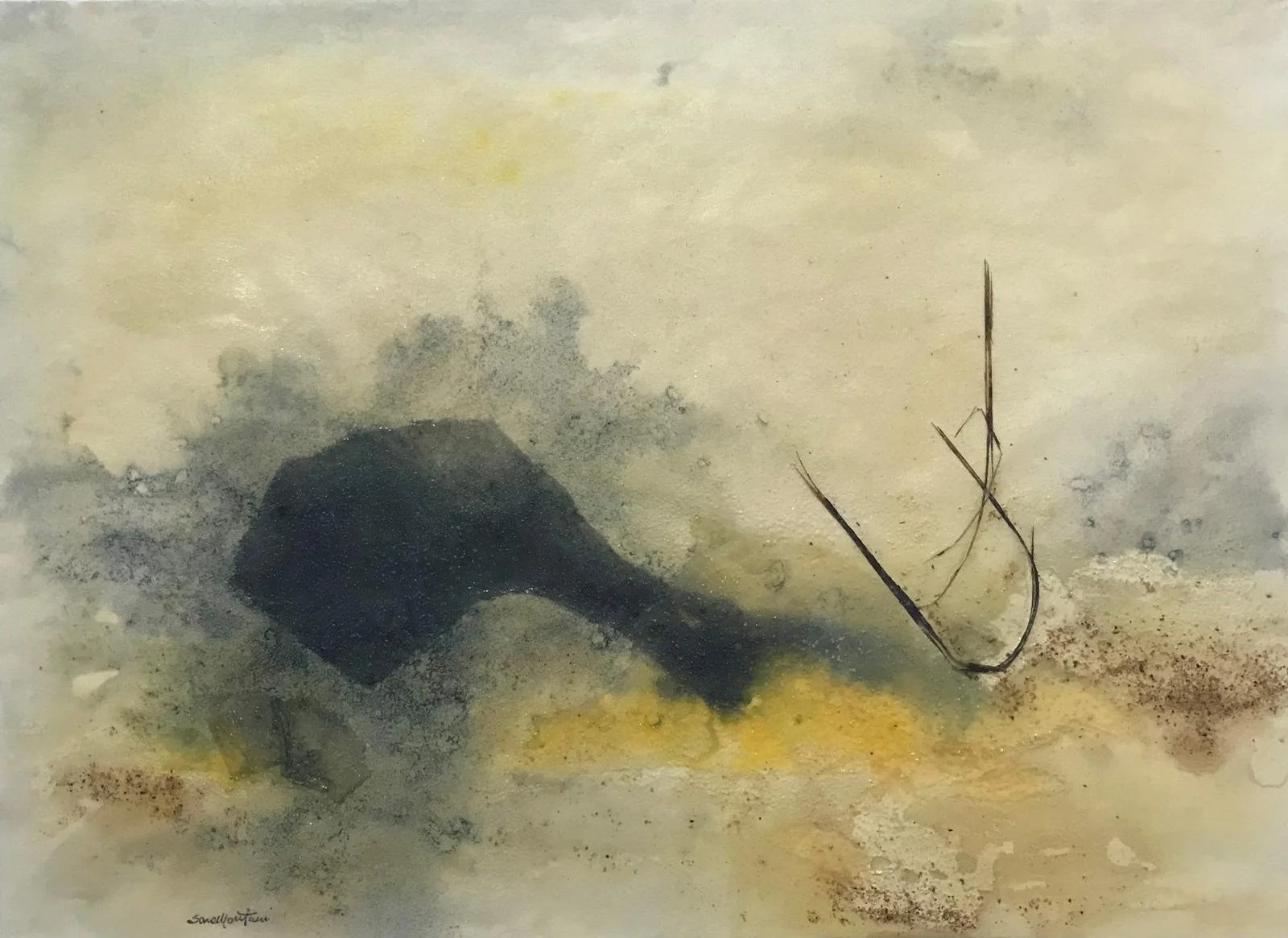 Il fascino del graffio tra monotipo e monoprint