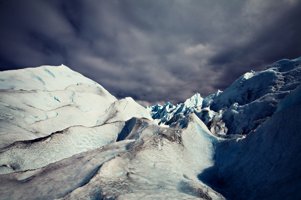 Dramatic photo of Perito Moreno Glacier, Argentina. san diego travel photography, travel photographer, southern California travel photographer, California travel photographer, ca travel photographer