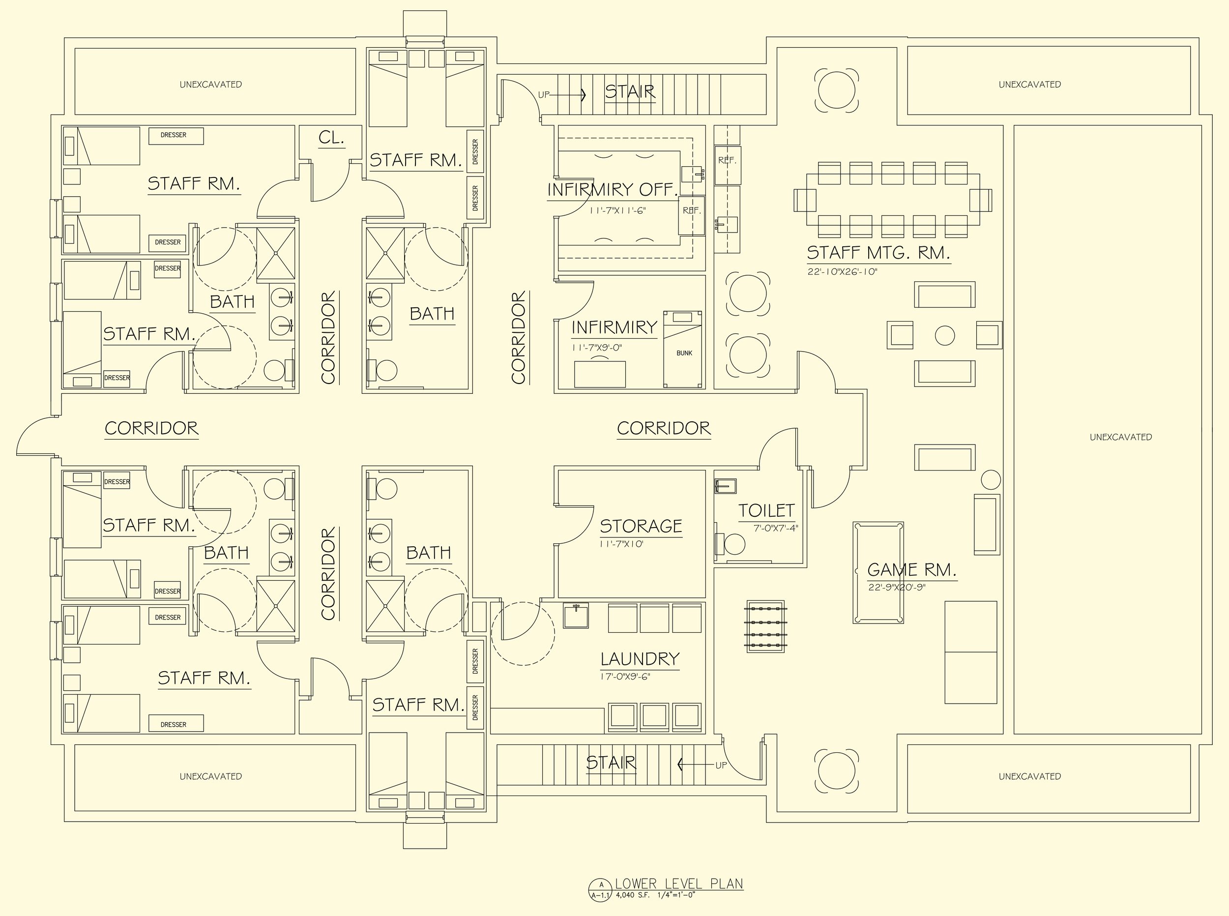 Retreat/Cabin Building - Lowel Level