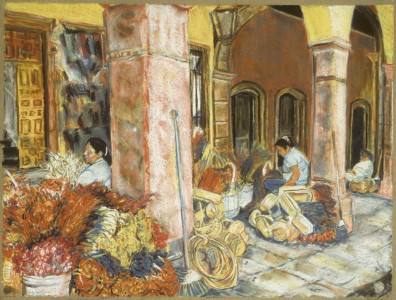 San Miguel D'Allende Flower Stand.