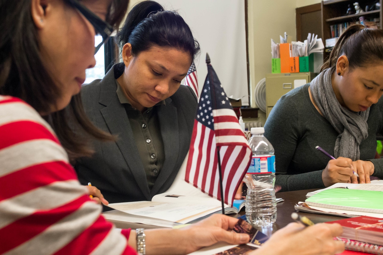 Our Citizenship classes prepare adults to pass the US naturalization test.