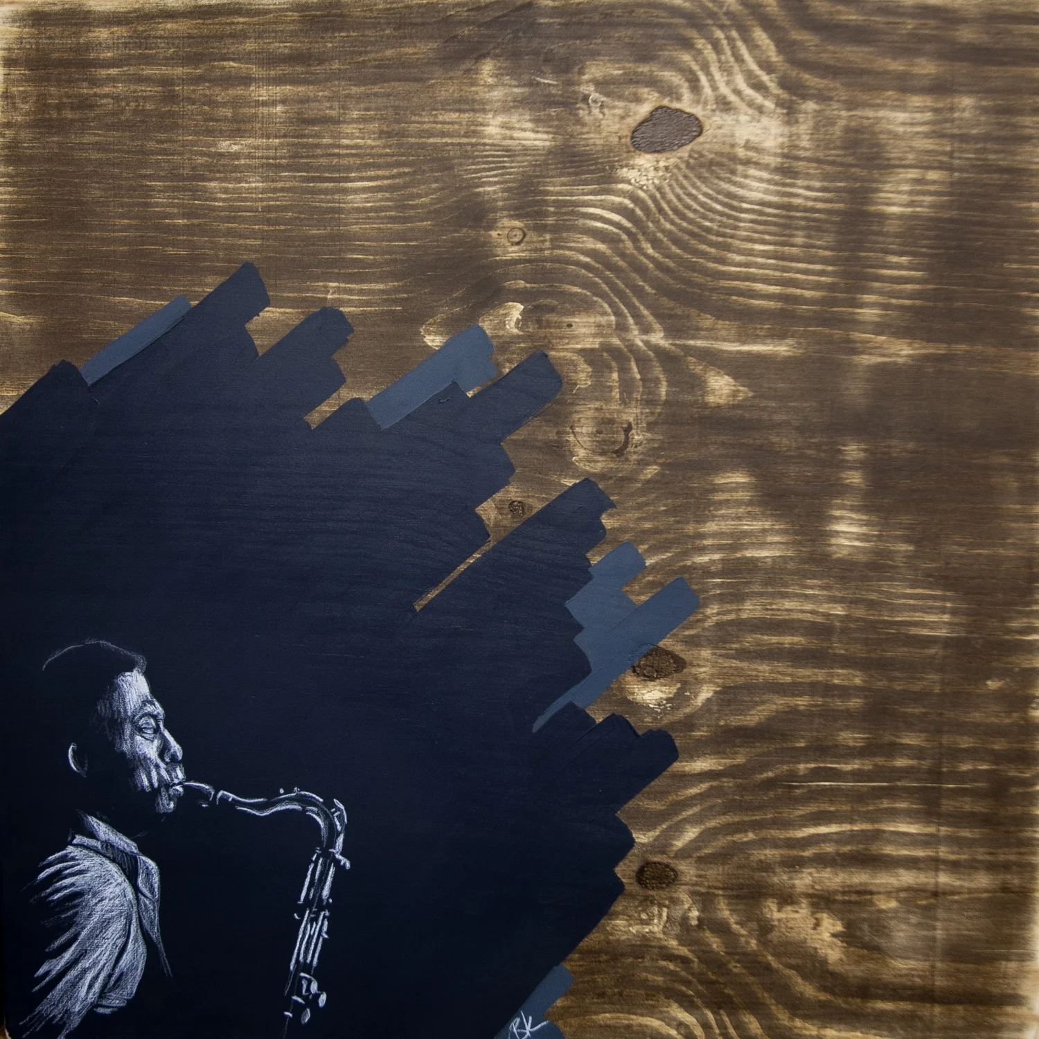24"x24"- Commissioned for the venue Saint Rocke