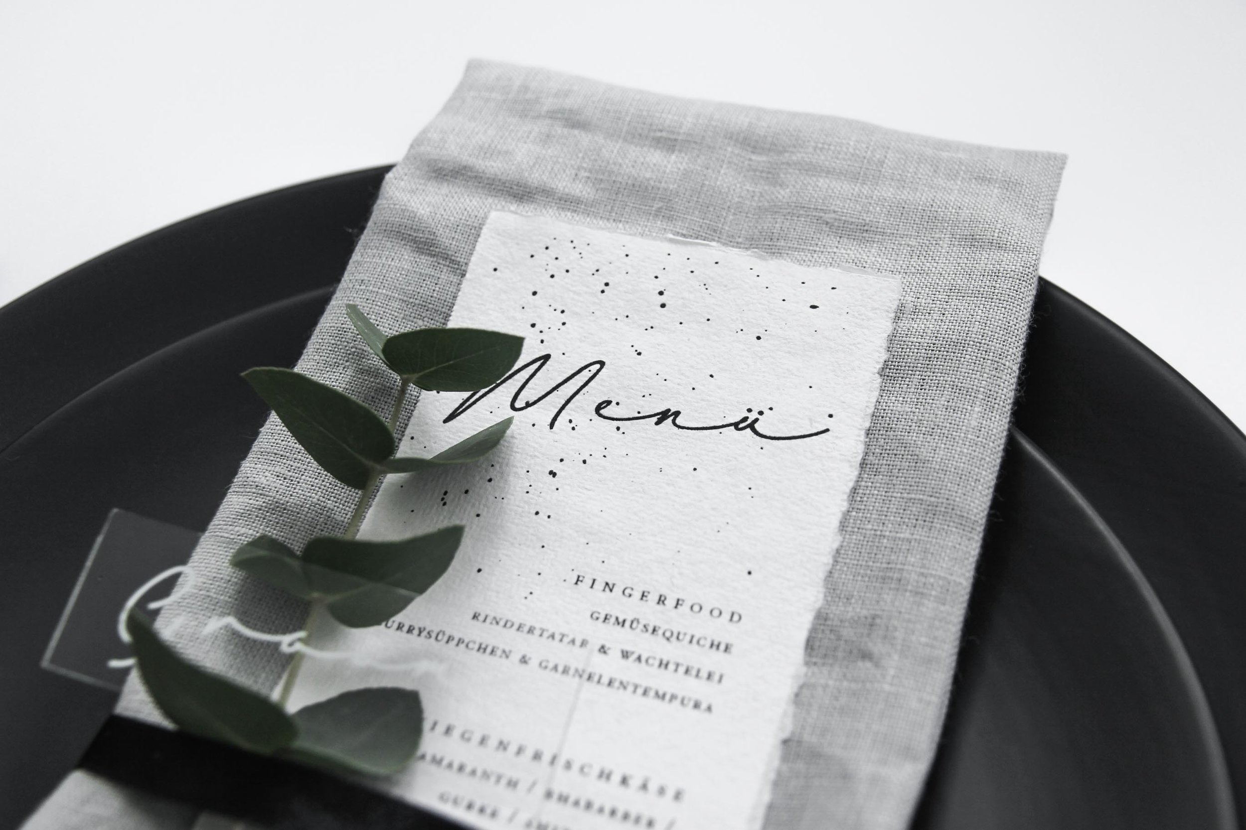 Pure - Menükarte