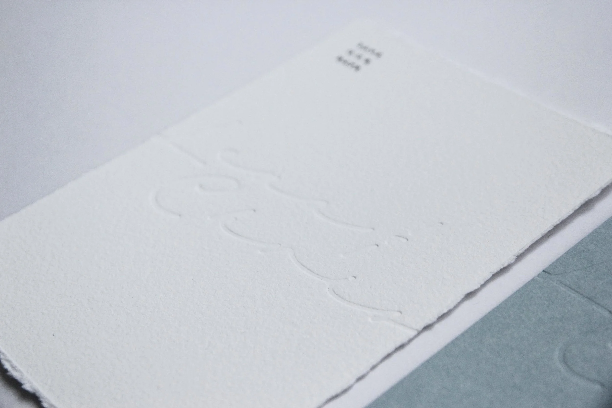 Pure Save The Date - Blindprägung