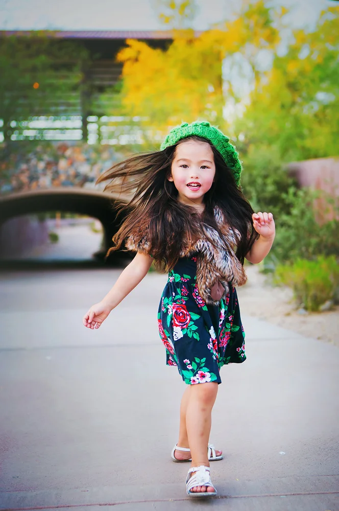 I die....movement in portraits. It can be tricky with a 3 year old since they march to the beat of they own drum but it's worth it if you have patience. 