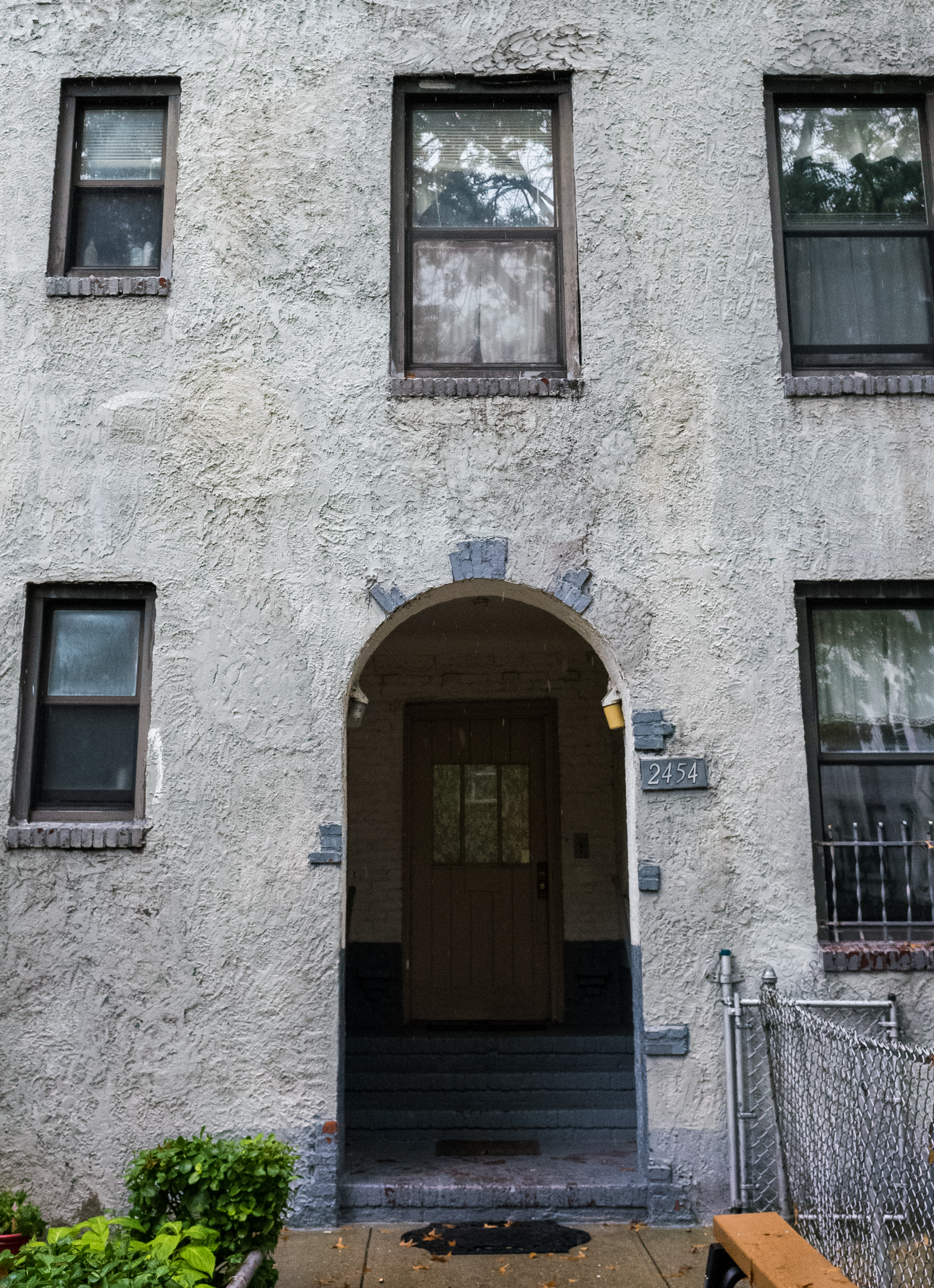 The window to the right was my Grandma Josephine and Grandpa Vinny's kitchen window.I have a vivid memory of myself looking out that window and watching a boy I had a crush on get beat up right inside that fence. My Grandma threatened to come out there and hit the kid beating him up with a wooden spoon. :)