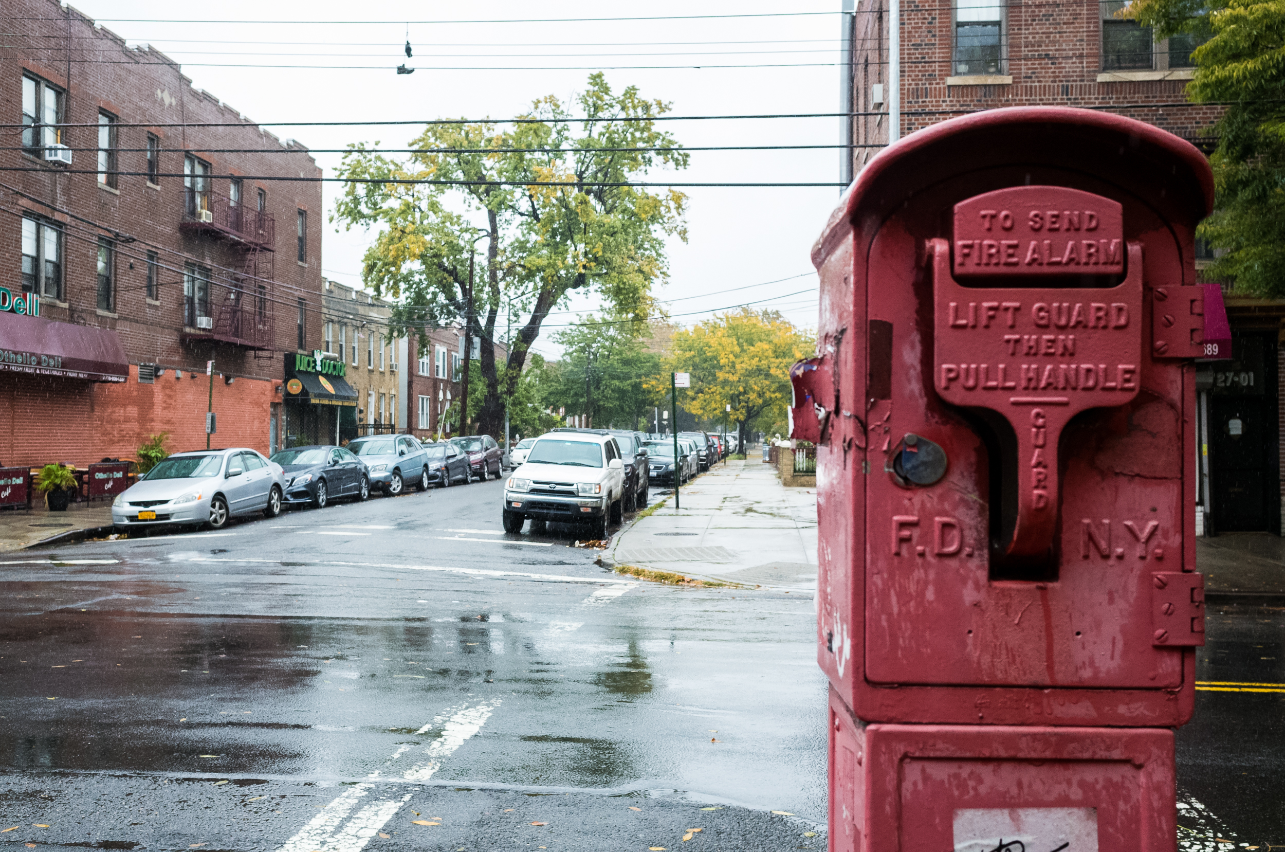 I was so sad when I got to the end of their blockand there was not a single storefront I recognized. No Sonny the butcher, no bakery. Nothing. Except this old fire alarm.