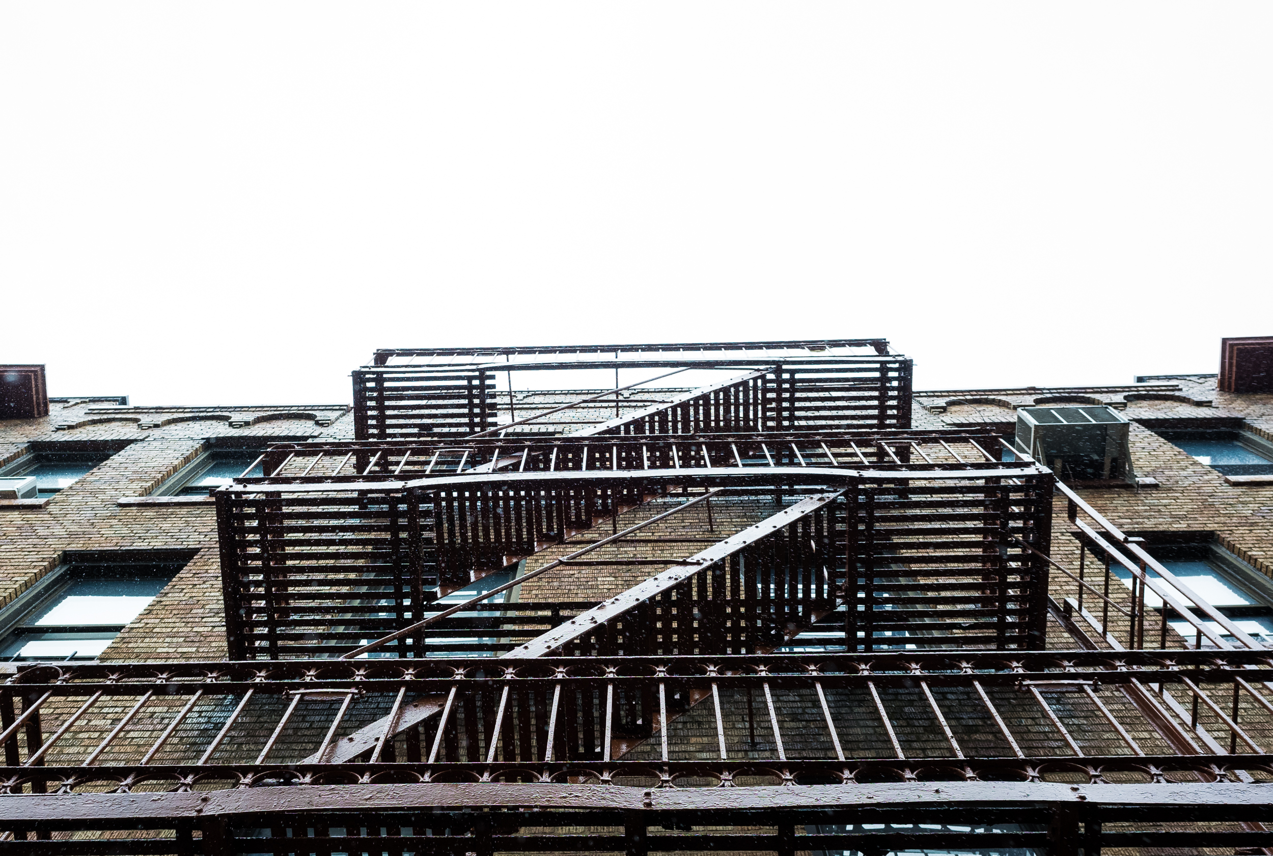 This isn't the exact one, but I used to have a fire escape right outside my bedroom window. A true staple of city life but I bet I would be freaked out now if I had one!