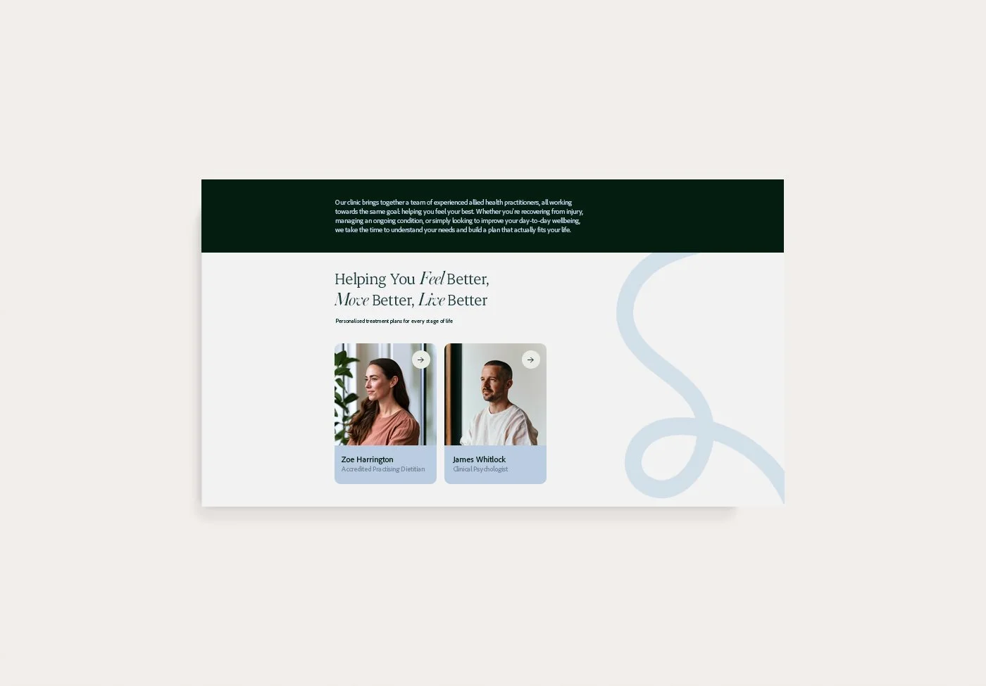 Website design and template design