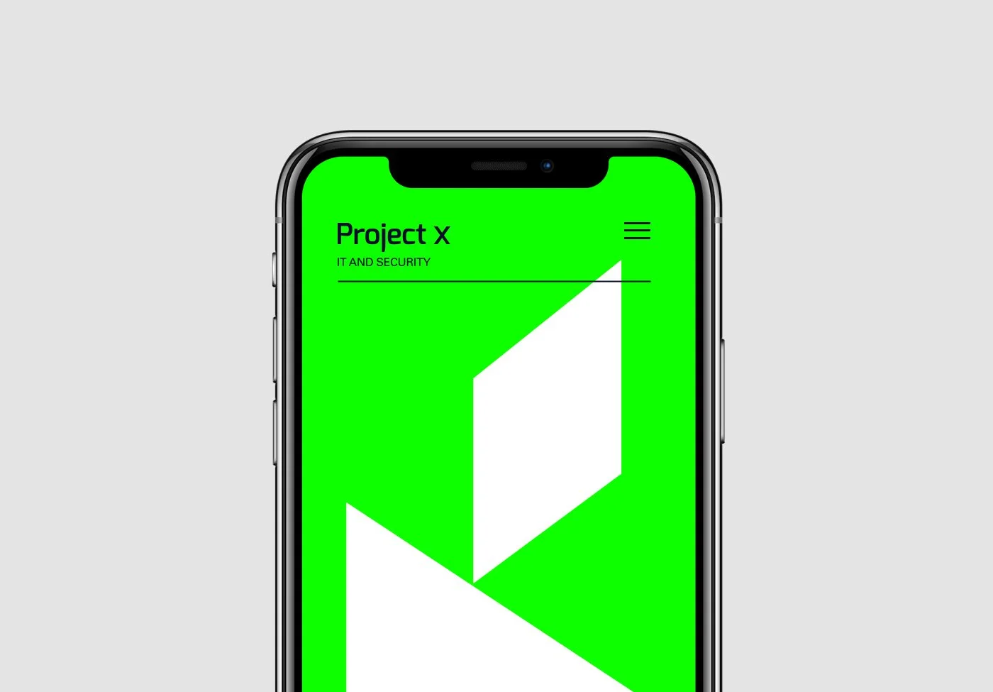 Logo design and visual identity for Project X Cyber and IT Security