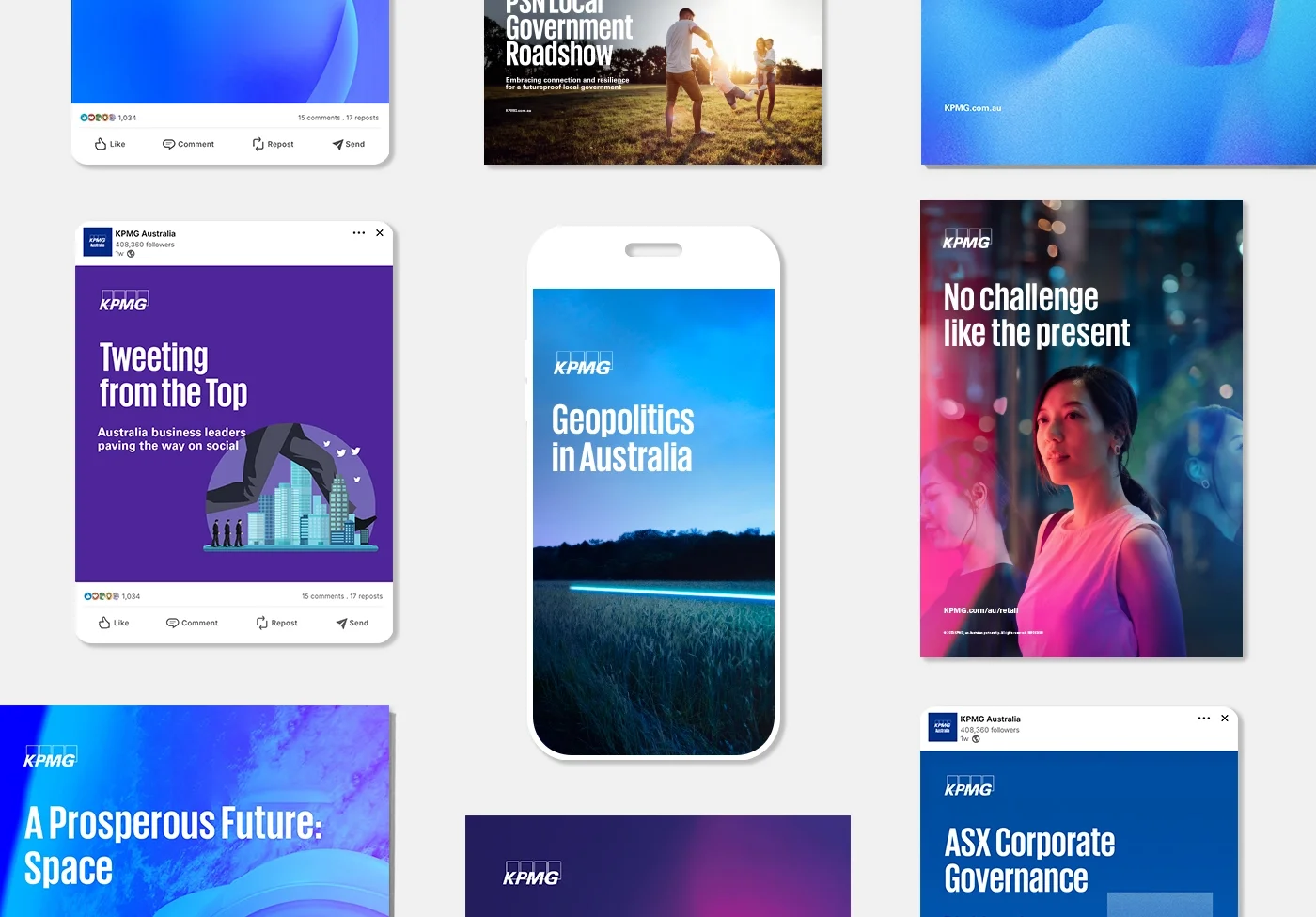 Marketing campaign creative design and production for professional services