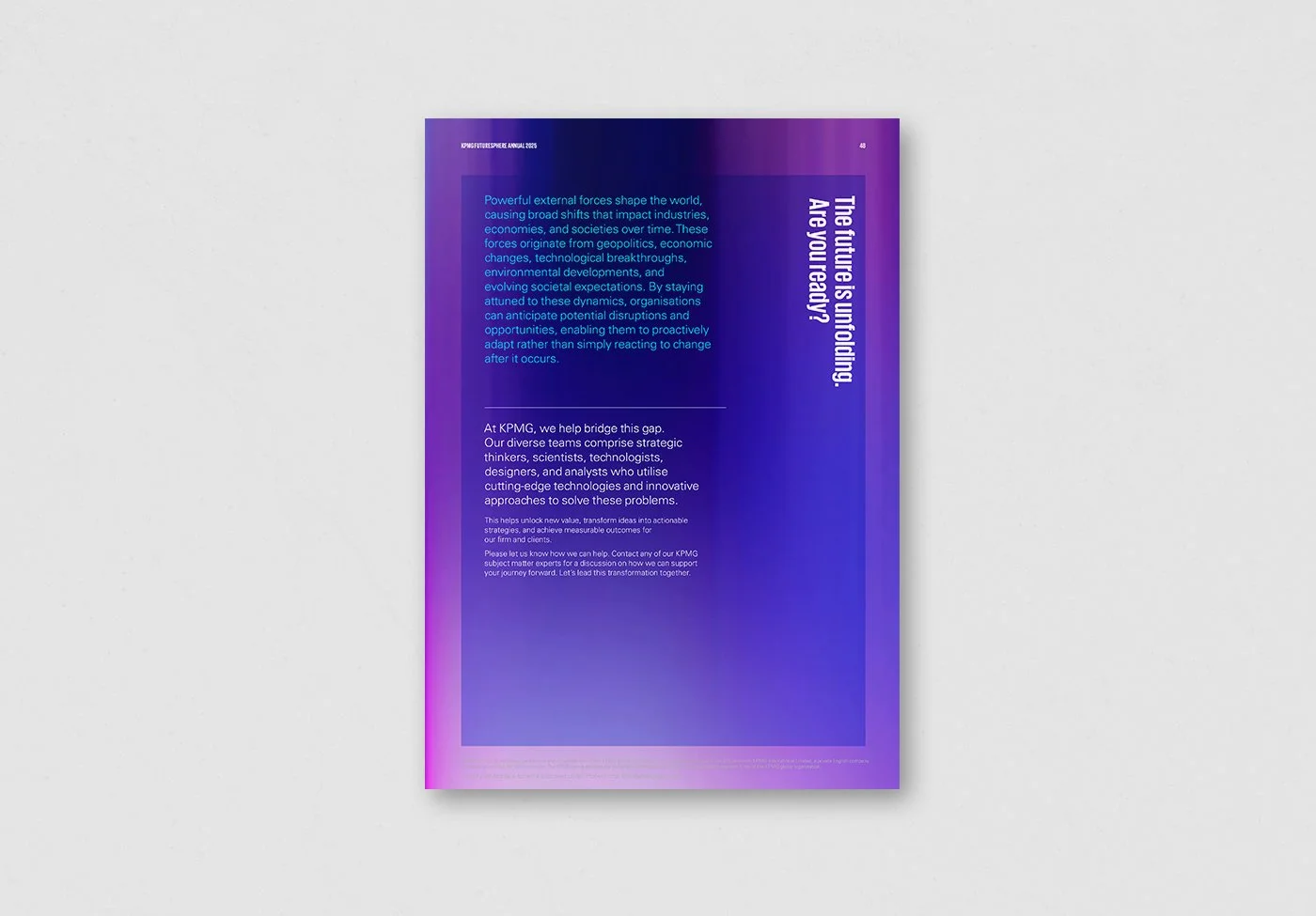 KPMG Australia Report Design | Corporate Publication Brisbane