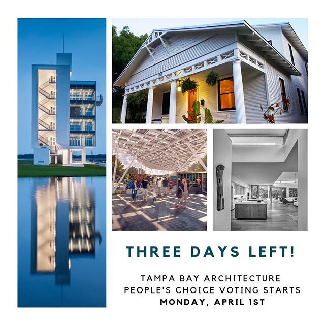 This year for TBDW&rsquo; 19 ⭐️ we will be hosting the Tampa Bay Architecture People&rsquo;s Choice Contest! 🏢

Our 11 award winners from the @aia_tampa Honor and Design Awards will be put to a public vote to select Tampa Bay&rsquo;s favorite! Votin