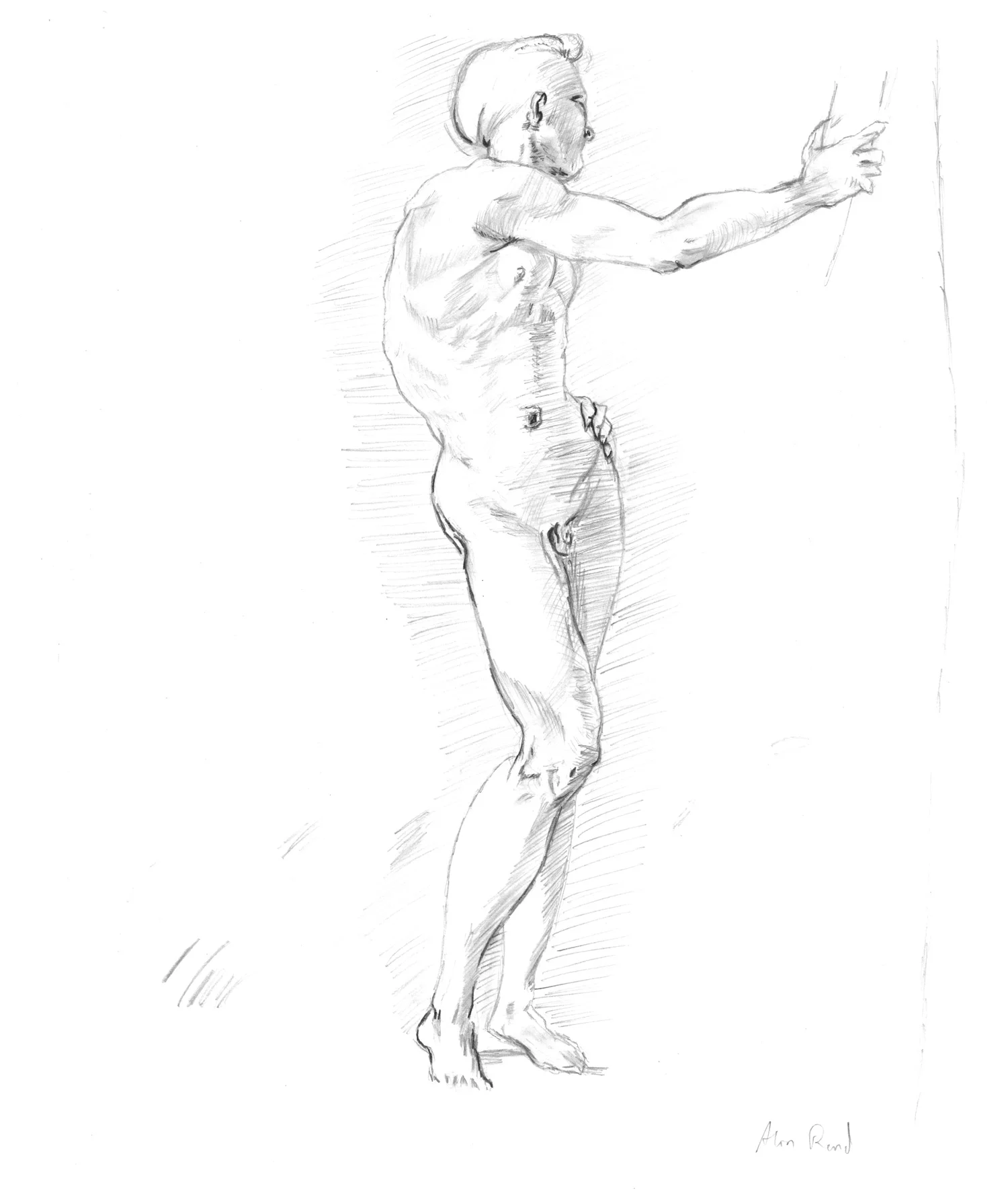 Pontormo Male Nude Standing
