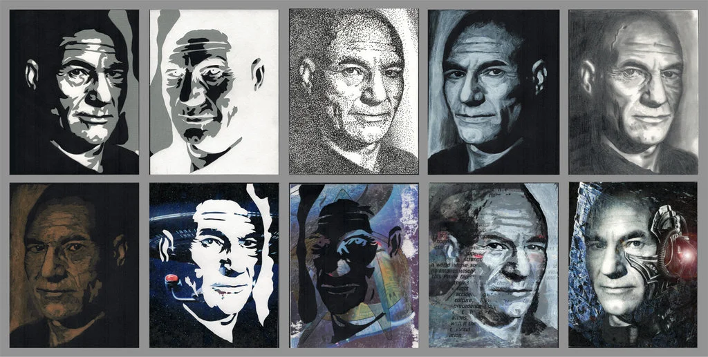 The Faces of Patrick Stewart