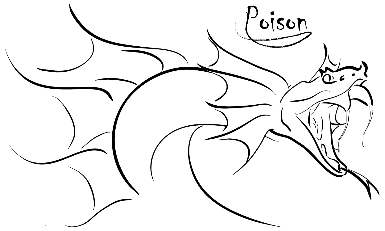 Inktober Day 3 - Poison