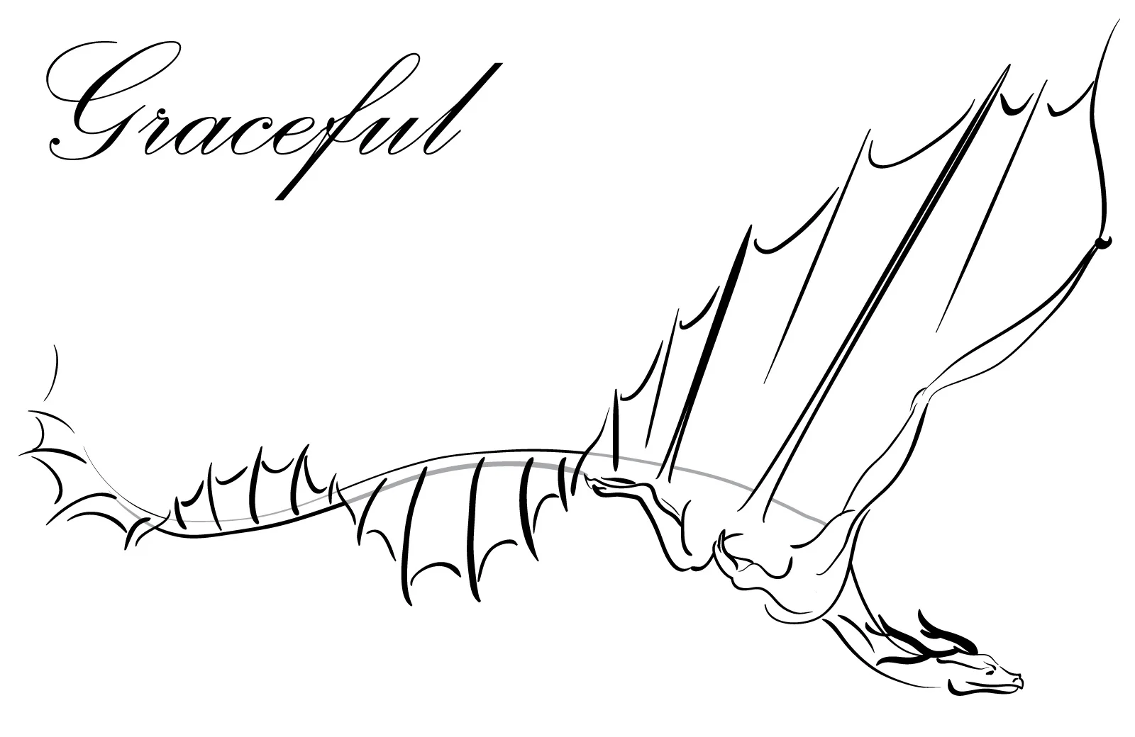 Inktober Day 17 - Graceful