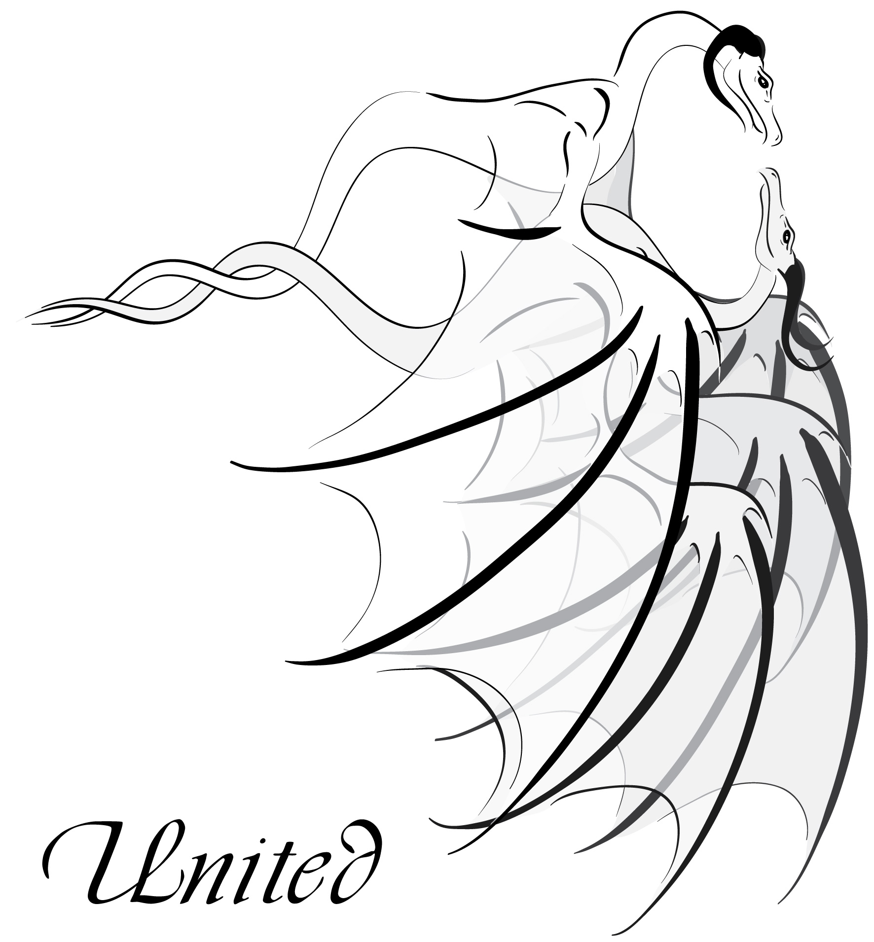 Inktober Day 29 - United