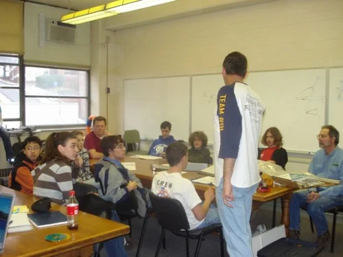 The entire team could fit into the Hodges Hall conference room with room to spare! – Alex Stout (2008)
