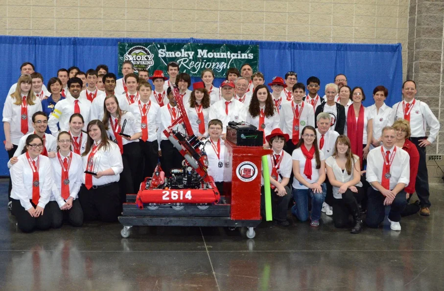 Phil missed the team picture, so we tried to Photoshop him in. – Alex Stanescue (Smoky Mountains, 2013)