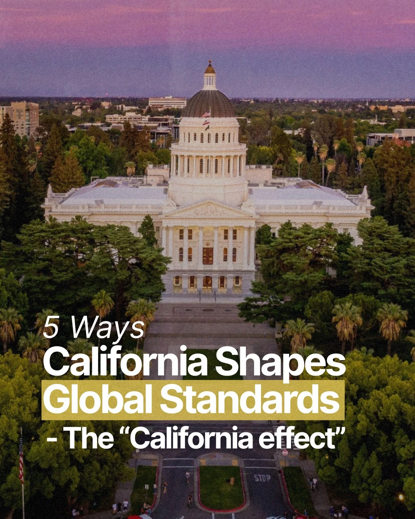 Automakers in Germany redesign their cars for California. Ships from Asia upgrade their engines for California&rsquo;s ports. When a market is the fourth largest economy in the world, companies adapt to access it.

California politics &bull; Superpow