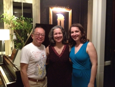   &nbsp; &nbsp; &nbsp; &nbsp; &nbsp;Bethany,&nbsp;Diane  and &nbsp;Tom Lee &nbsp;after the Snare Salon  The Poets of Song.  