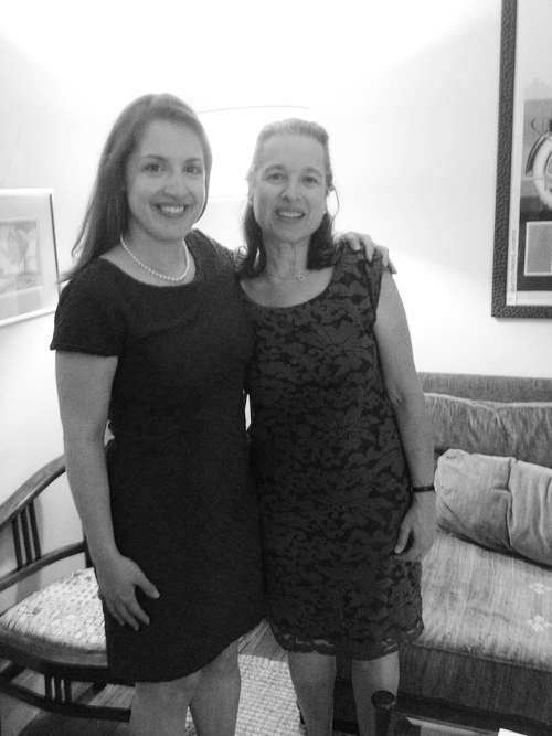 Diane and Bethany after It's a Woman's World Salon performance September 2014.