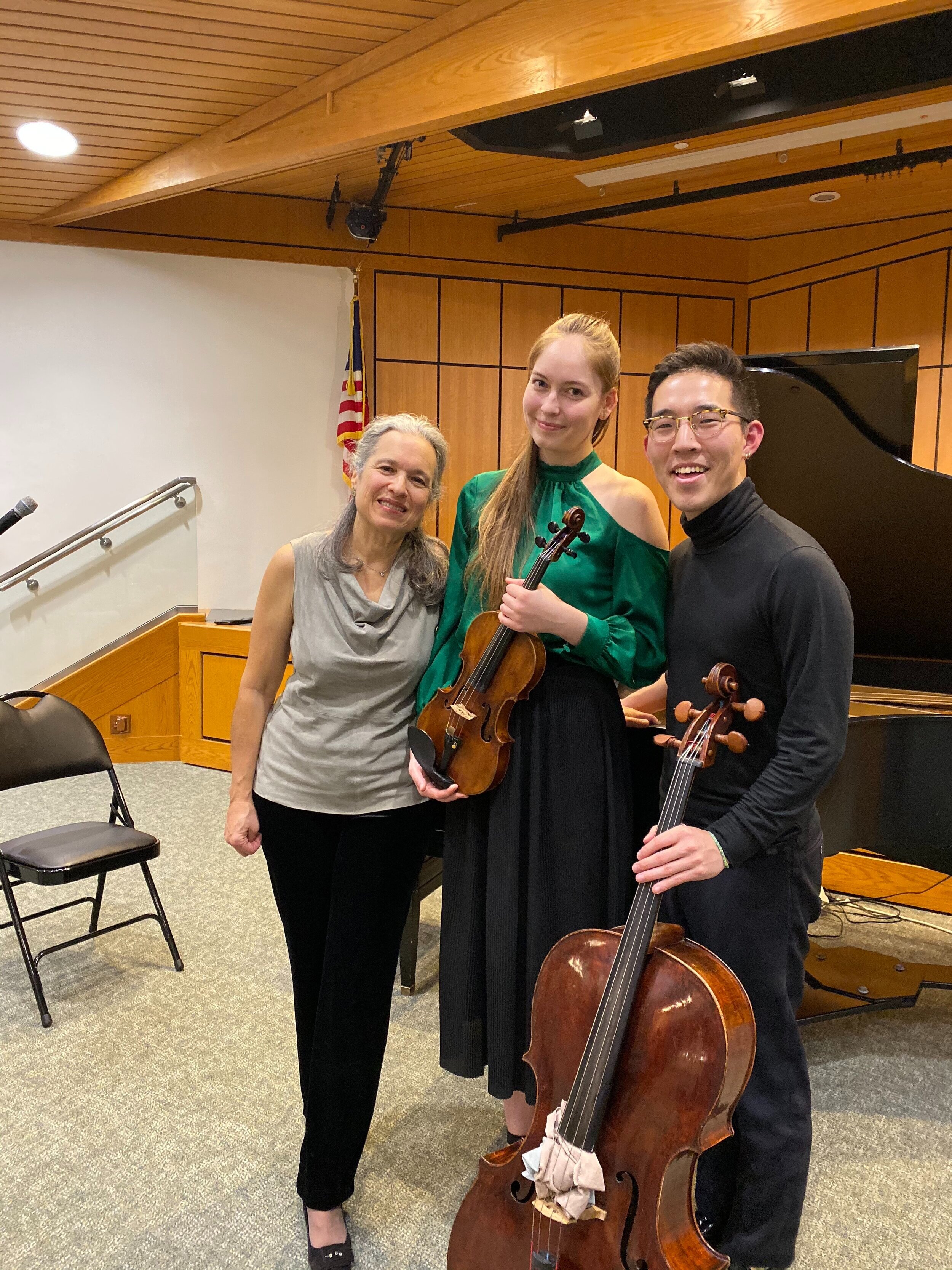  “Musical Contrasts” with Geneva Lewis, violin and Eunghee Cho, cello,  at Carleton Willard Village in Bedford, MA. 