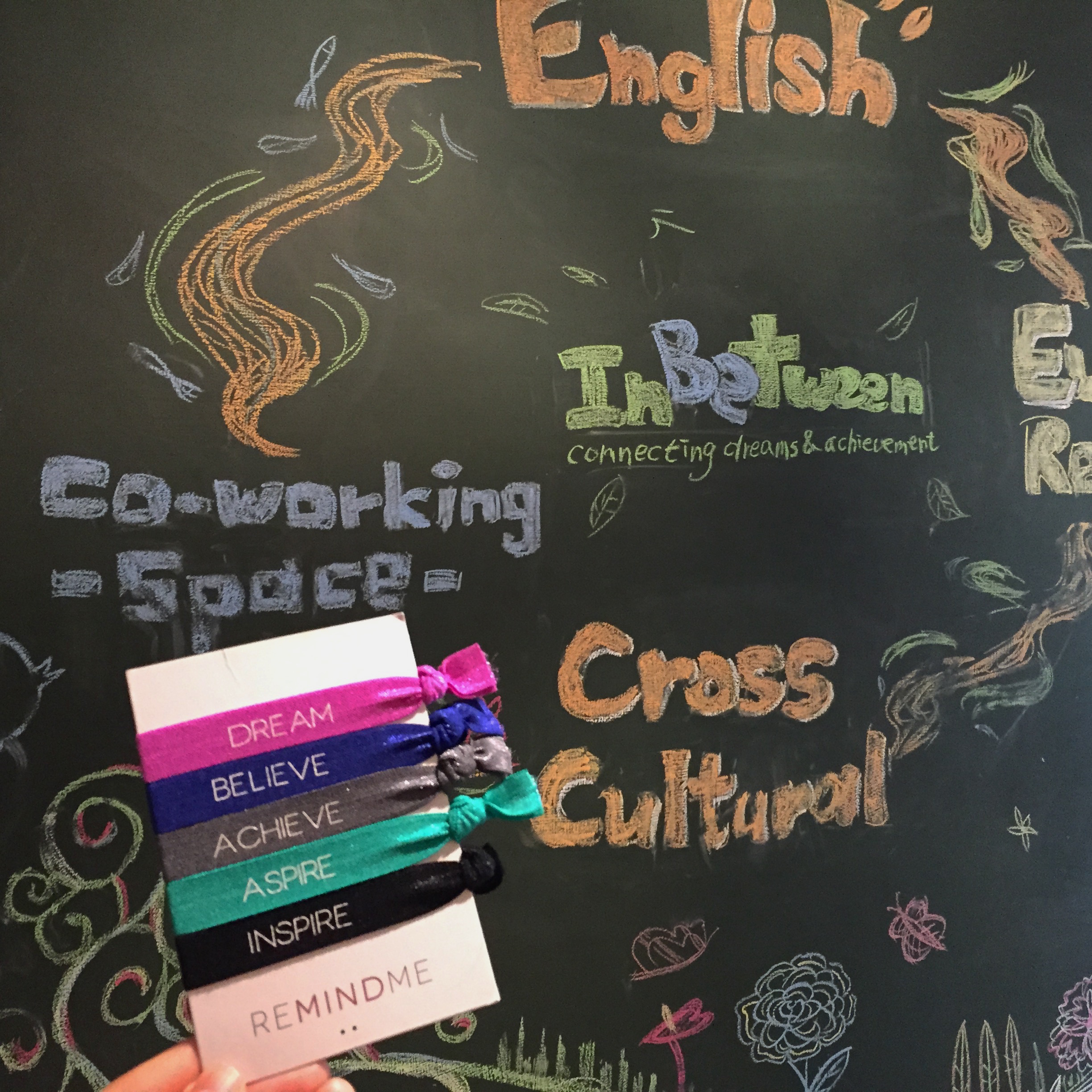 Hanging out at InBetween International- coworking space that connects dreams and goals! It starts with YOU! #dream