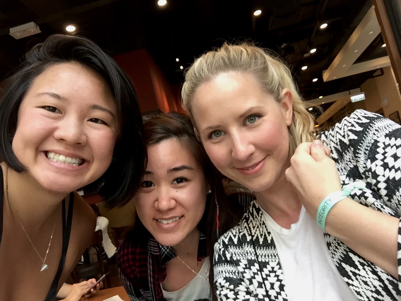 Me and Sarah (avid horoscope/astrology learner) with Kimberly from StarStyleSign.com going over natal charts and squealing over an exciting year ahead! #integrity