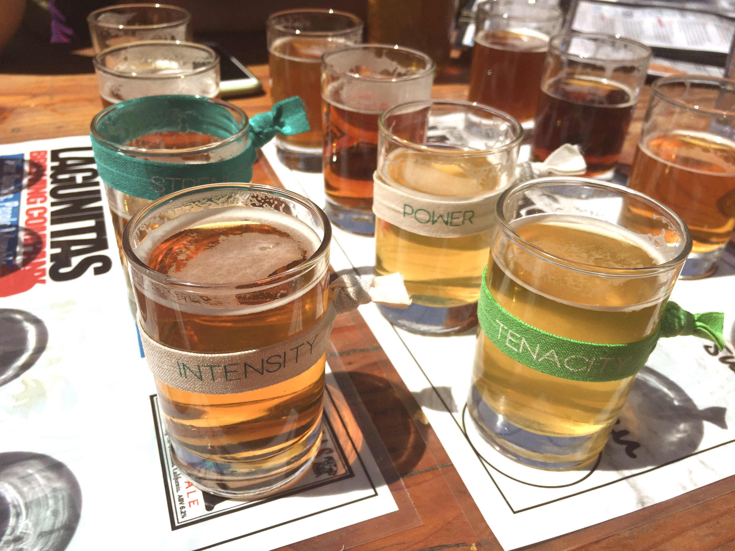 The taste of 16 shots in total of Lagunitas craft beer was bittersweet in many ways