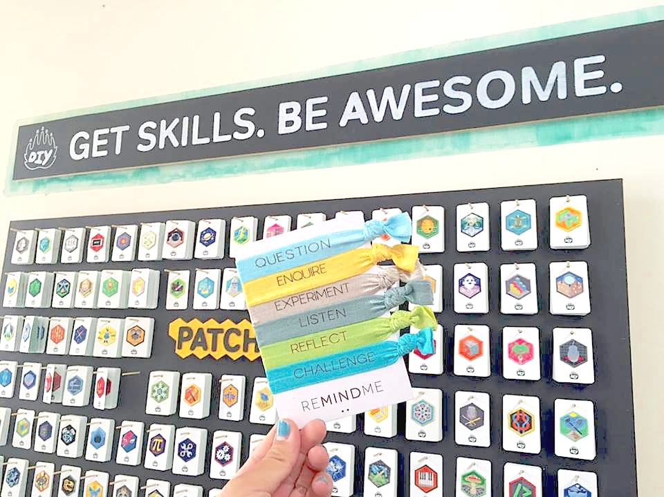 Patches, reMINDmebands, symbols and prizes to share our skills and values!