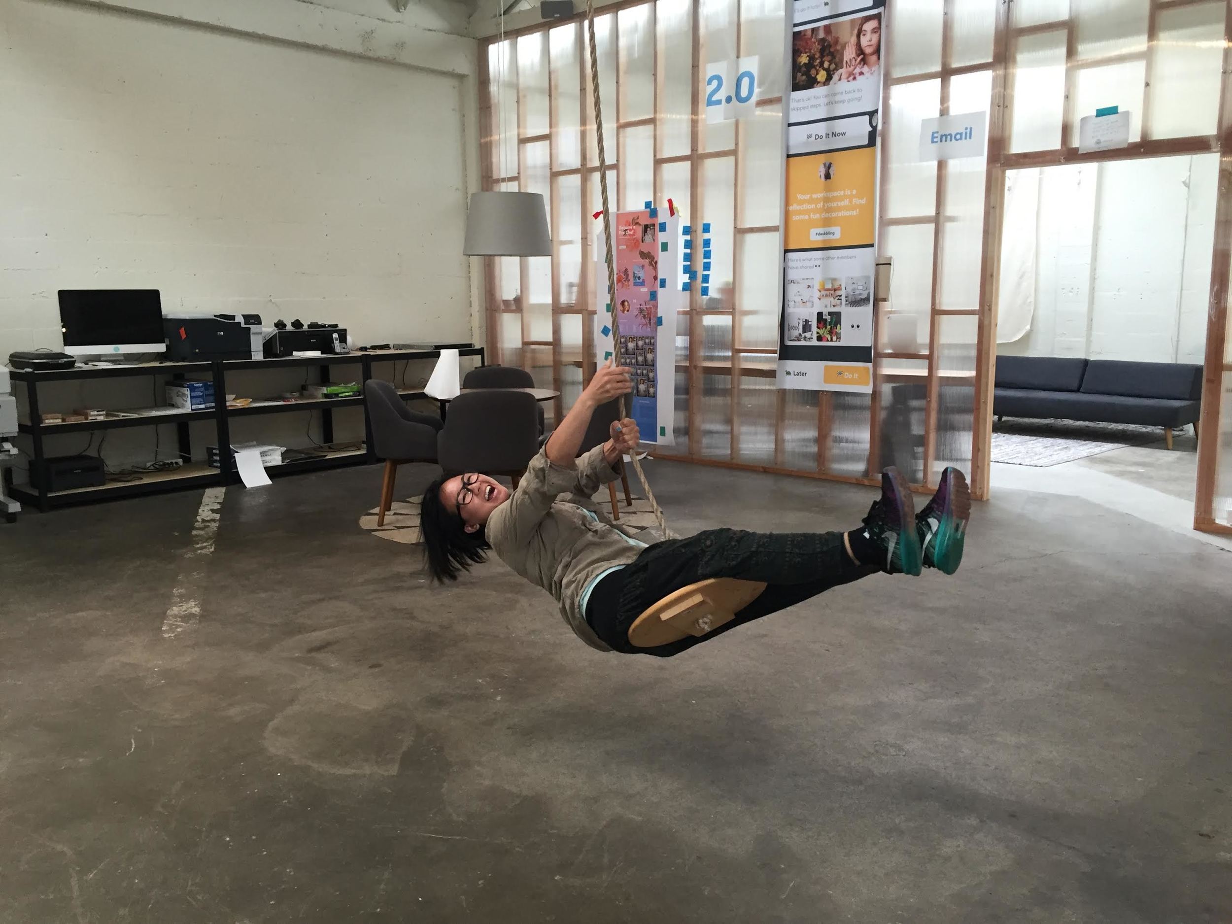 Embracing the inner child in me, having way too much fun hanging out at DIY HQ!