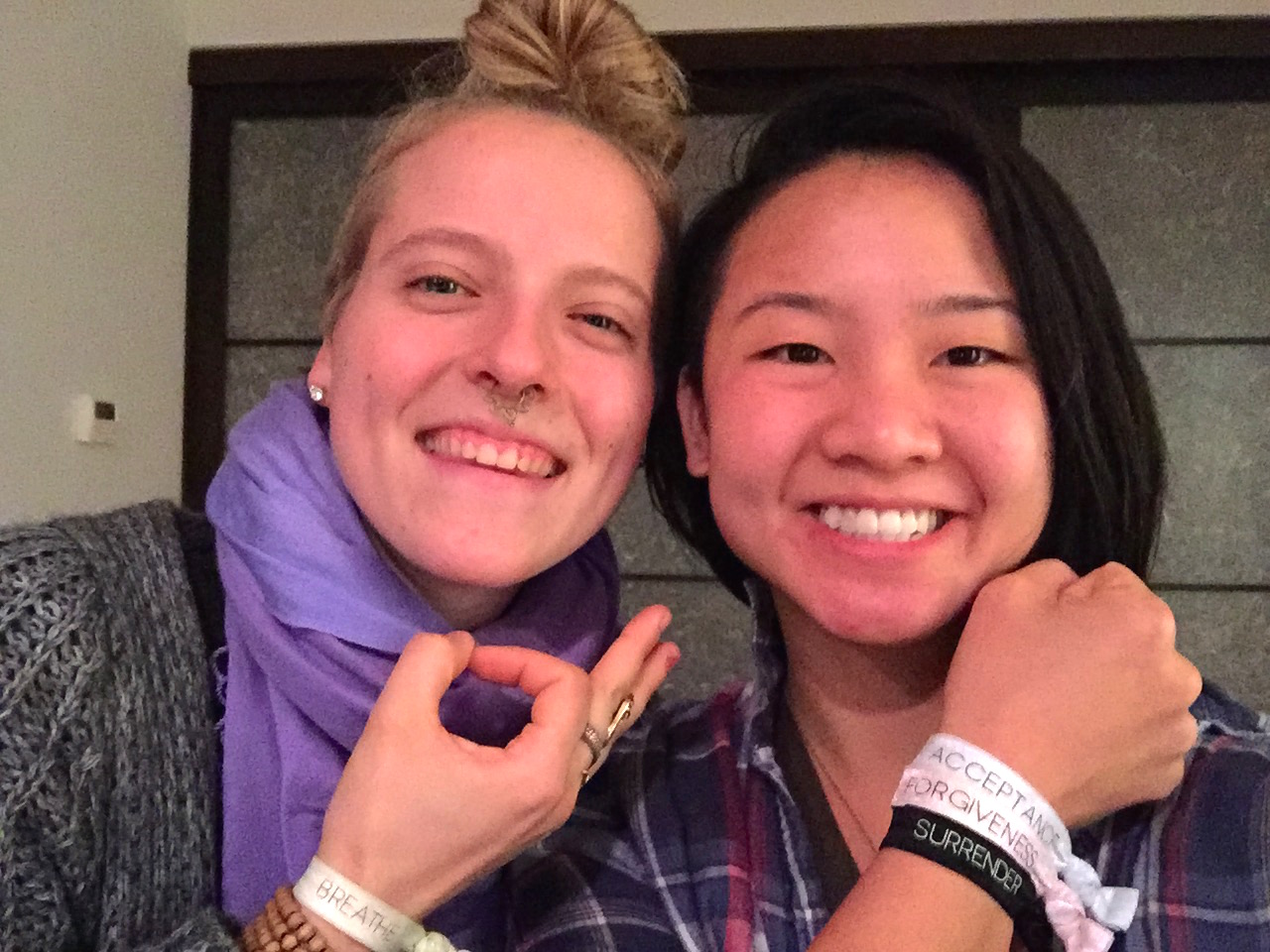 Sisters. So good to be reunited in this life...