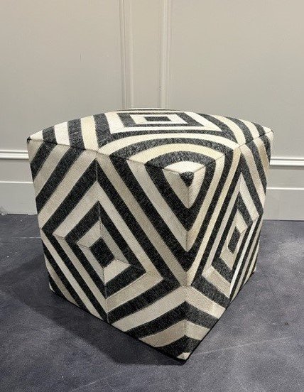 Cowhide Pouf $395