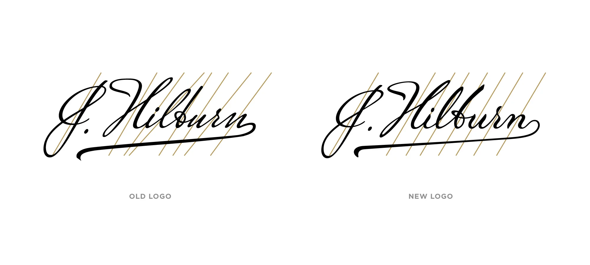 Stress of the letterforms was evened out.