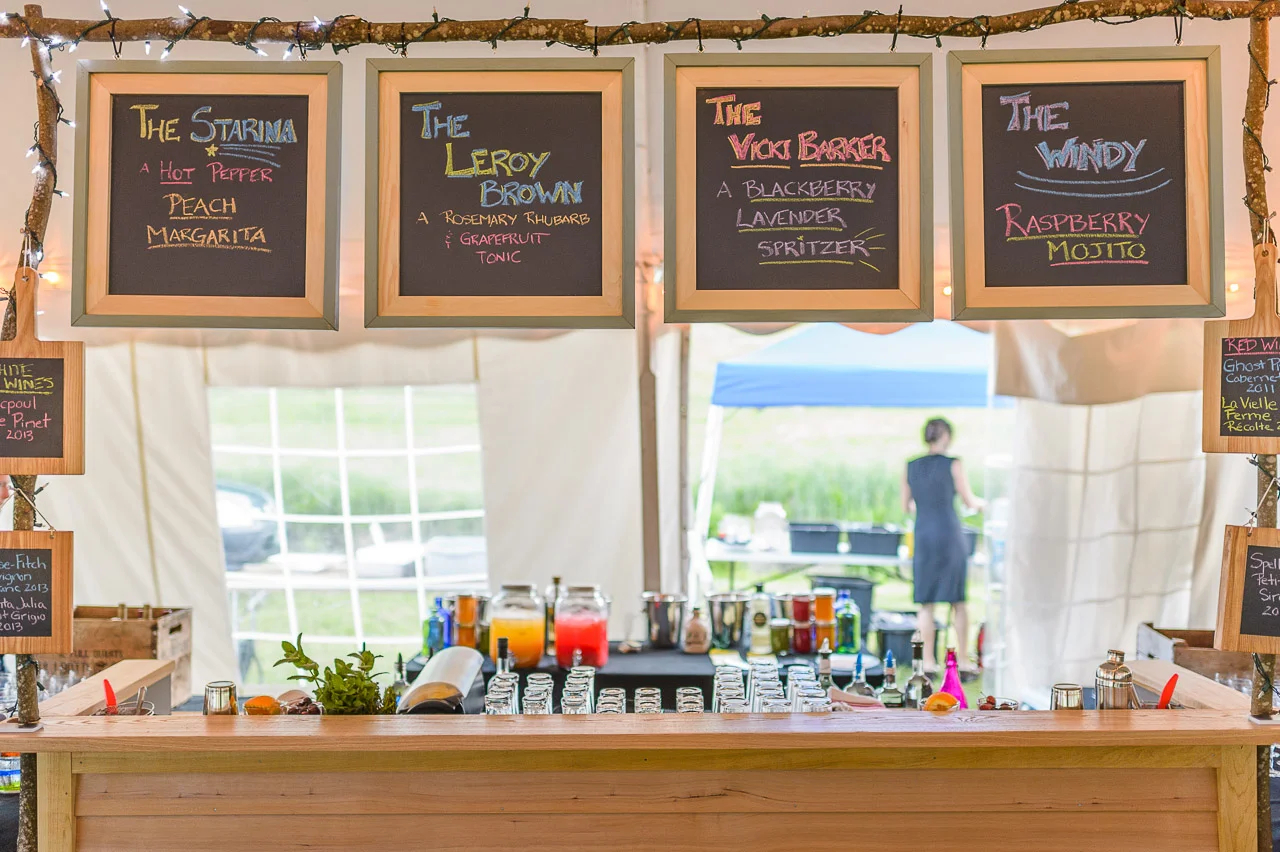 The Conant family named their cocktails after their feisty pups!