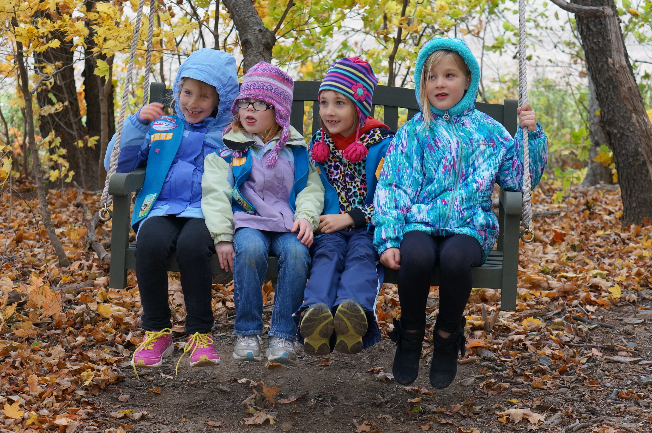ECO Center Fire Pit Swing Fall Festival Party Event.JPG