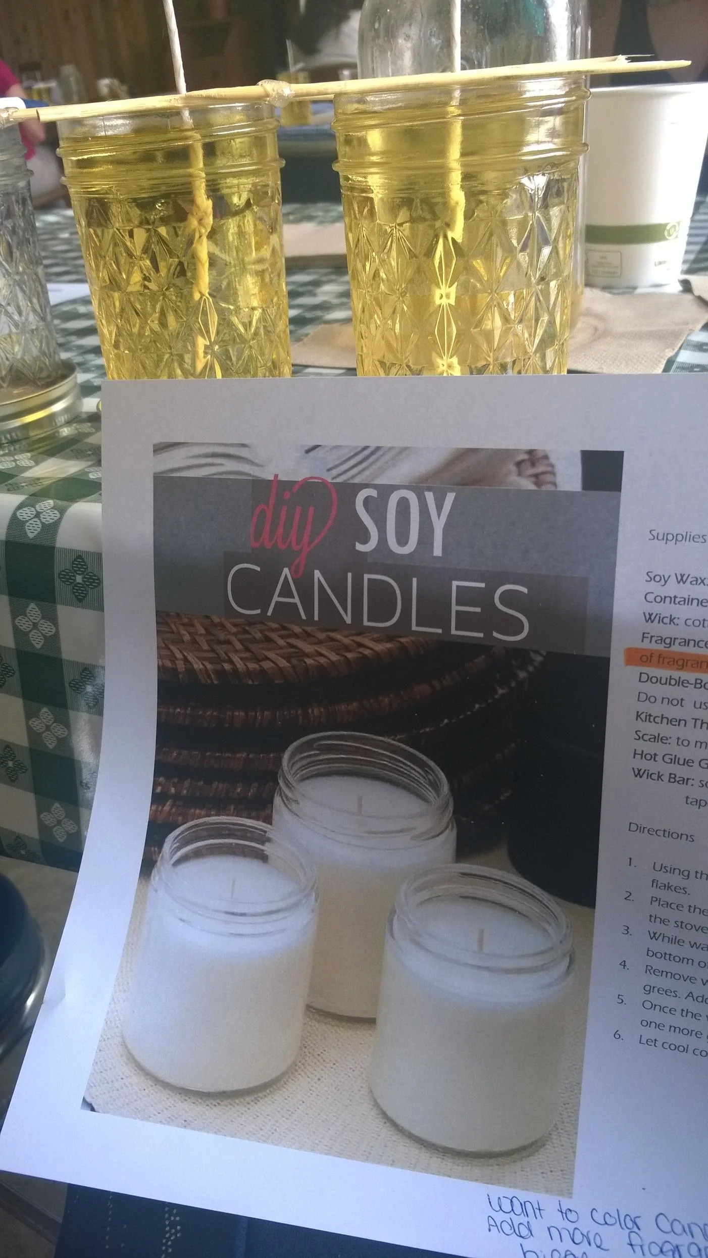 Soy Candle Making Class