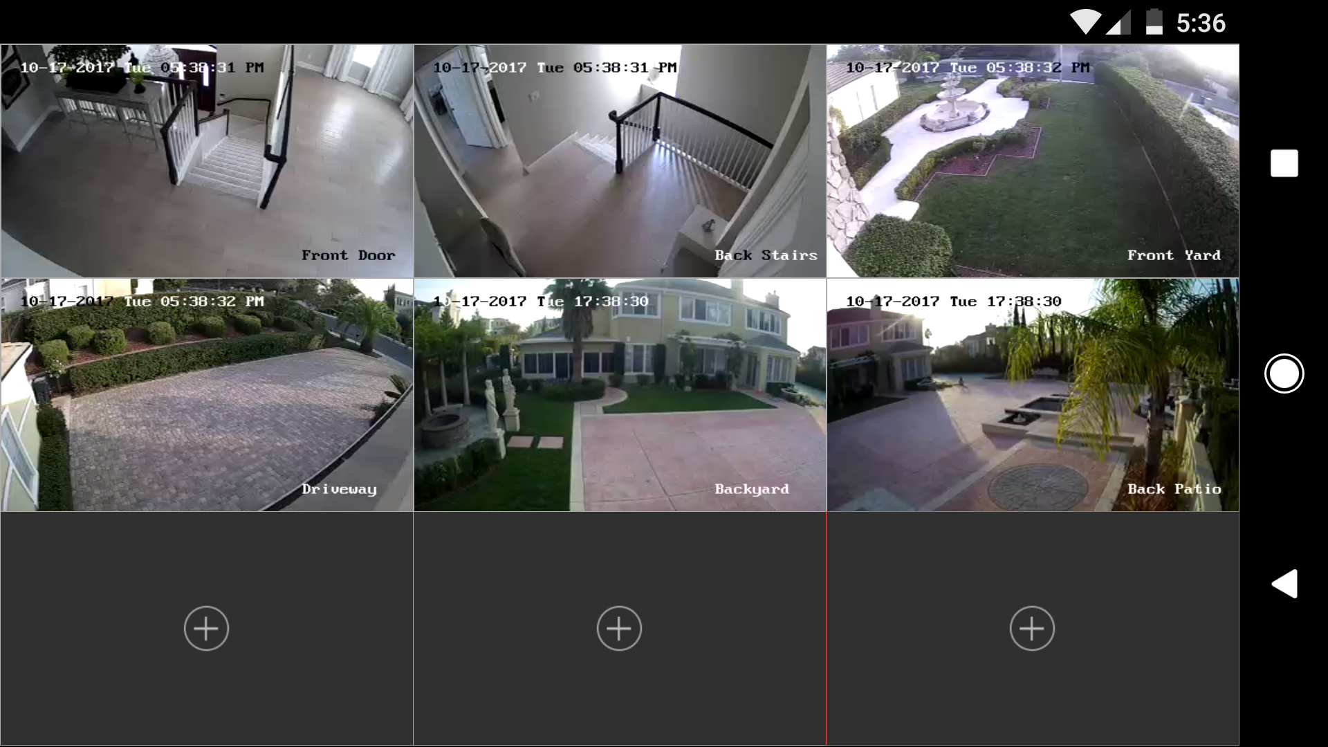 Hikvision security camera system