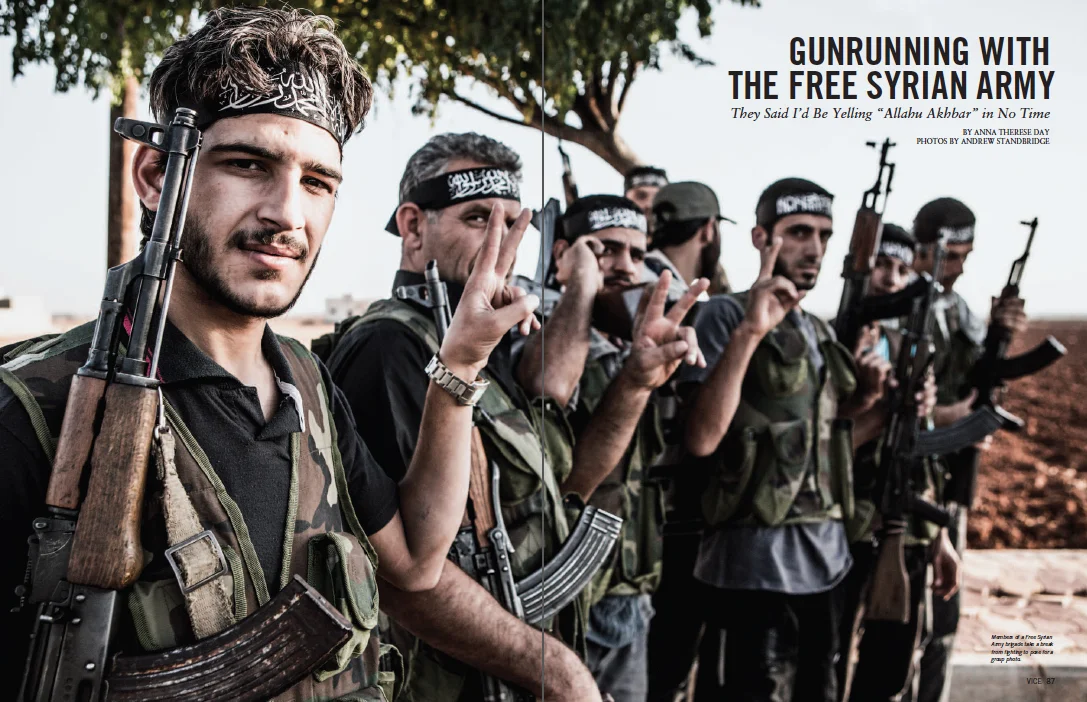 Gunrunning with the Free Syrian Army, VICE Print